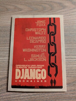 NEU 5 Postkarten Django Unchained Tarantino 2013 Waltz Foxx DiCaprio Jackson