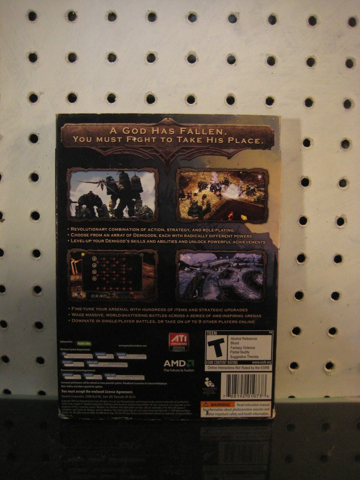 Demigod 2009 PC DVD RTS Strategy Game for Windows 708192010738 | eBay
