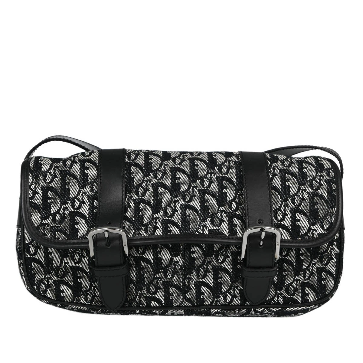 Sac bandoulière trotteur noir Christian Dior 01RU0043 123904
