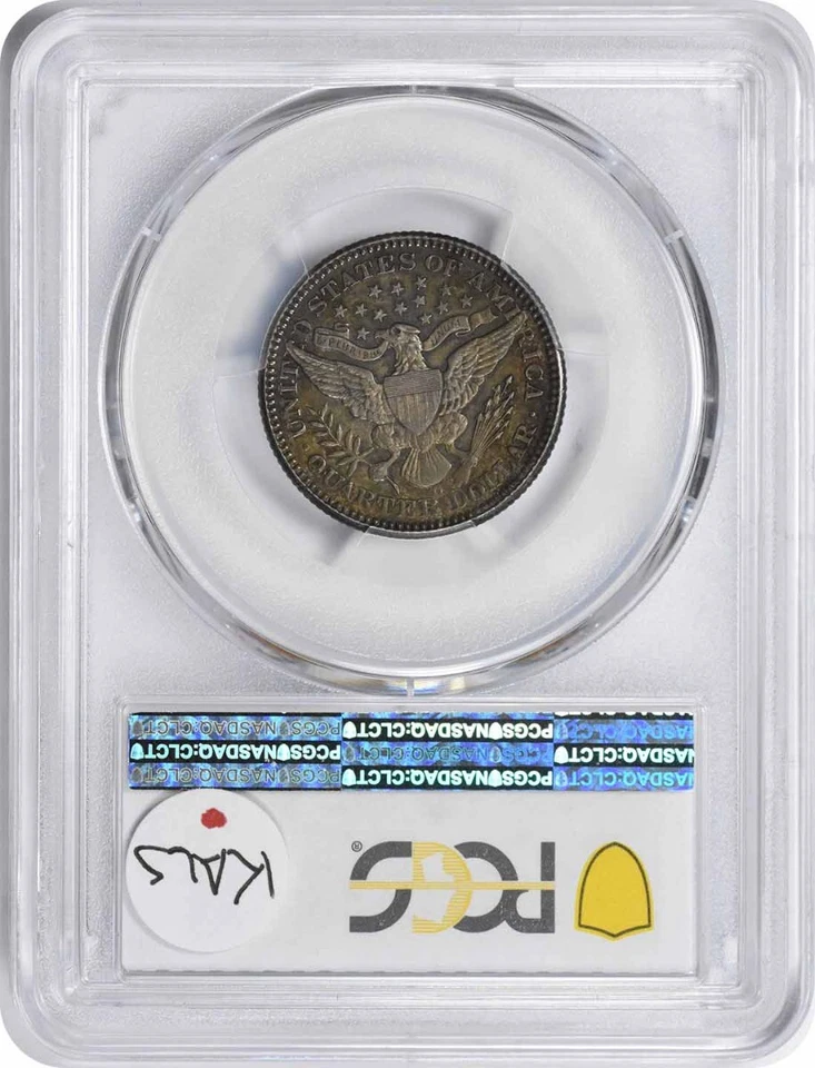 1903-O Barber Quarter AU55 PCGS - Image 2 of 2