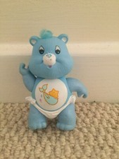 Vintage 80er Jahre Care Bear Poseable Baby Tuggs Bear