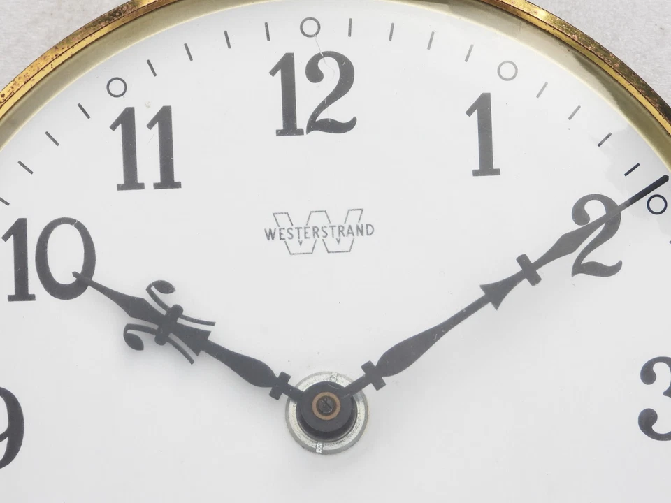 RELOJ ESCLAVO ELÉCTRICO MARINO BARCOS SUECOS WESTERSTRAND VINTAGE UTC Foto 2 de 4