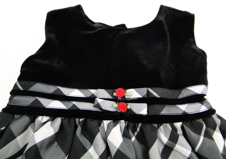 La Princess Holiday Christmas Baby Girl 2-piece Dress Size 24 Months - Image 3 of 4