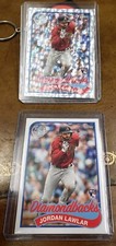 Jordan Lawlar RC Topps 2024 Silver Crackle Foil Board 89B-1 Rookie Card