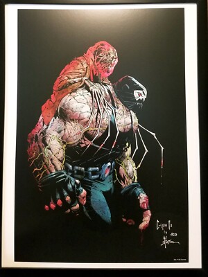 Bane & Scarecrow by Greg Capullo FRAMED 12x16 Art Print DC Comics Poster