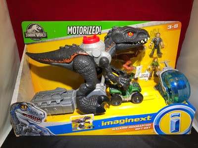 imaginext walking indoraptor gift set