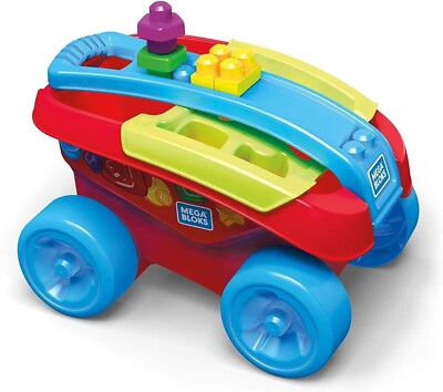  MEGA BLOKS Formsortierwagen mit 25 Bausteinen