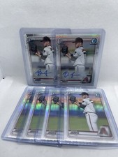 Bryce Jarvis 2020 Bowman Draft 127 Chrome 6 Card Refractor Auto Diamondbacks