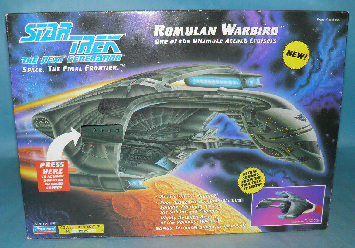 Playmates Star Trek The Next Gen Romulan Warbird Collector Ed