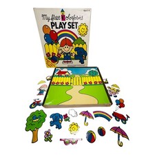 My First Colorforms Play Set 2502 Bigger for Little Fingers 70s Vintage