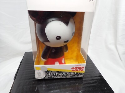 Disney Mickey Mouse 5'' LED Mood Light Led Powered - Brand New 