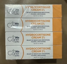 (12 Packs) Dynarex Hydrocortisone Anti Itch And Rash Skin Cream 1 Oz Each