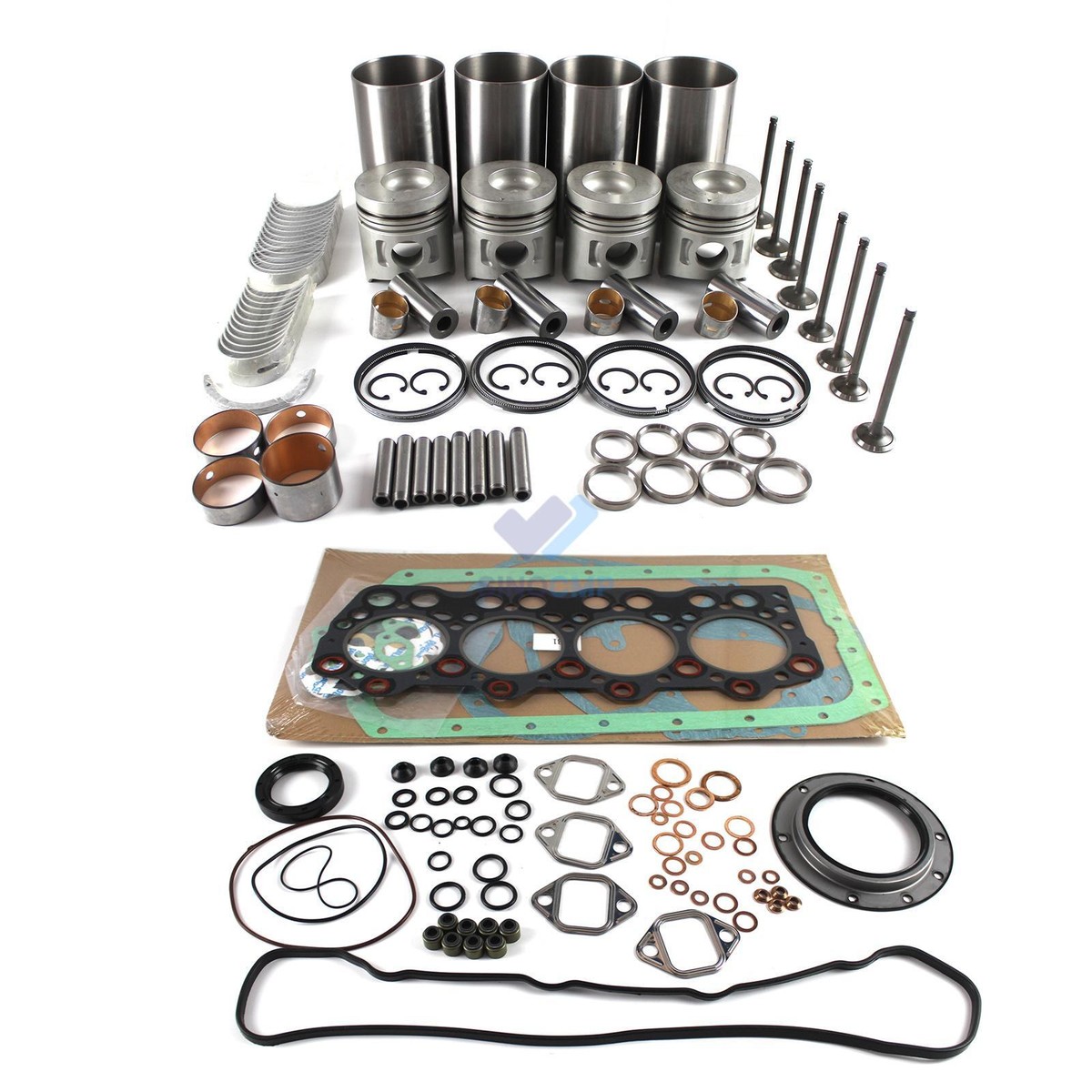 4D31 4D31T Engine Rebuild Kit w/ Valves For Mitsubishi Fuso