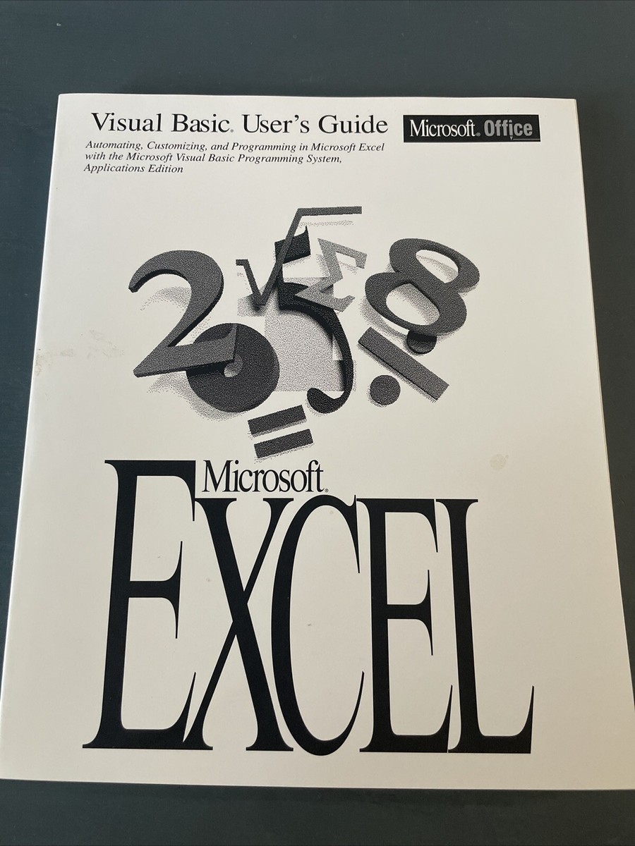 Microsoft Excel Version 5.0 User