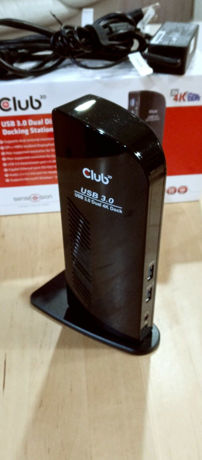 Club3D USB 3.0 4K Dock, in perfect working condition