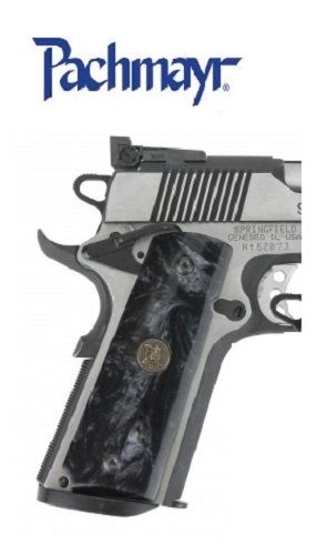 Pachmayr 1911 Custom Series BLACK Pearl Grip # 62000 New! | eBay