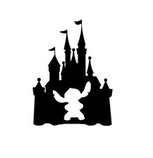 Custom Vinyl Decal Run Disney Castle Stitch Ohana Lilo Family Love Aloha
