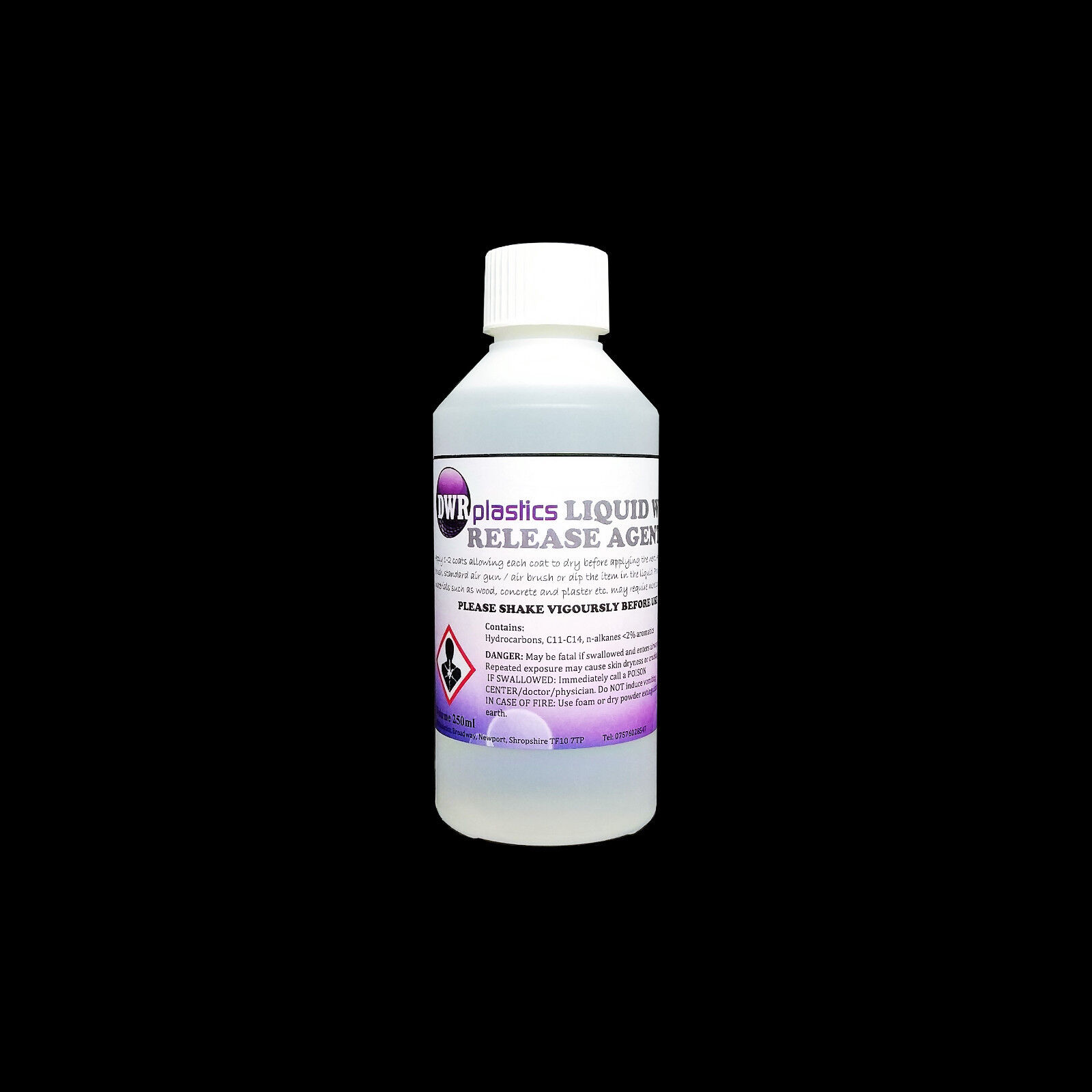 DWR Plastics liquid release agent