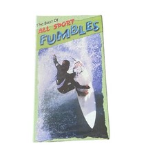 New Sealed Best of All Sport Fumbles VHS Tape Bloopers Goofs Falls Bobbles Flubs