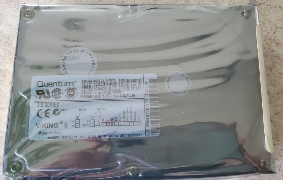 4.5GB Quantum Viking II 4.5S PX04L011 3.5" 68 PIN SCSI Internal Hard Disk Drive - Image 3 of 4