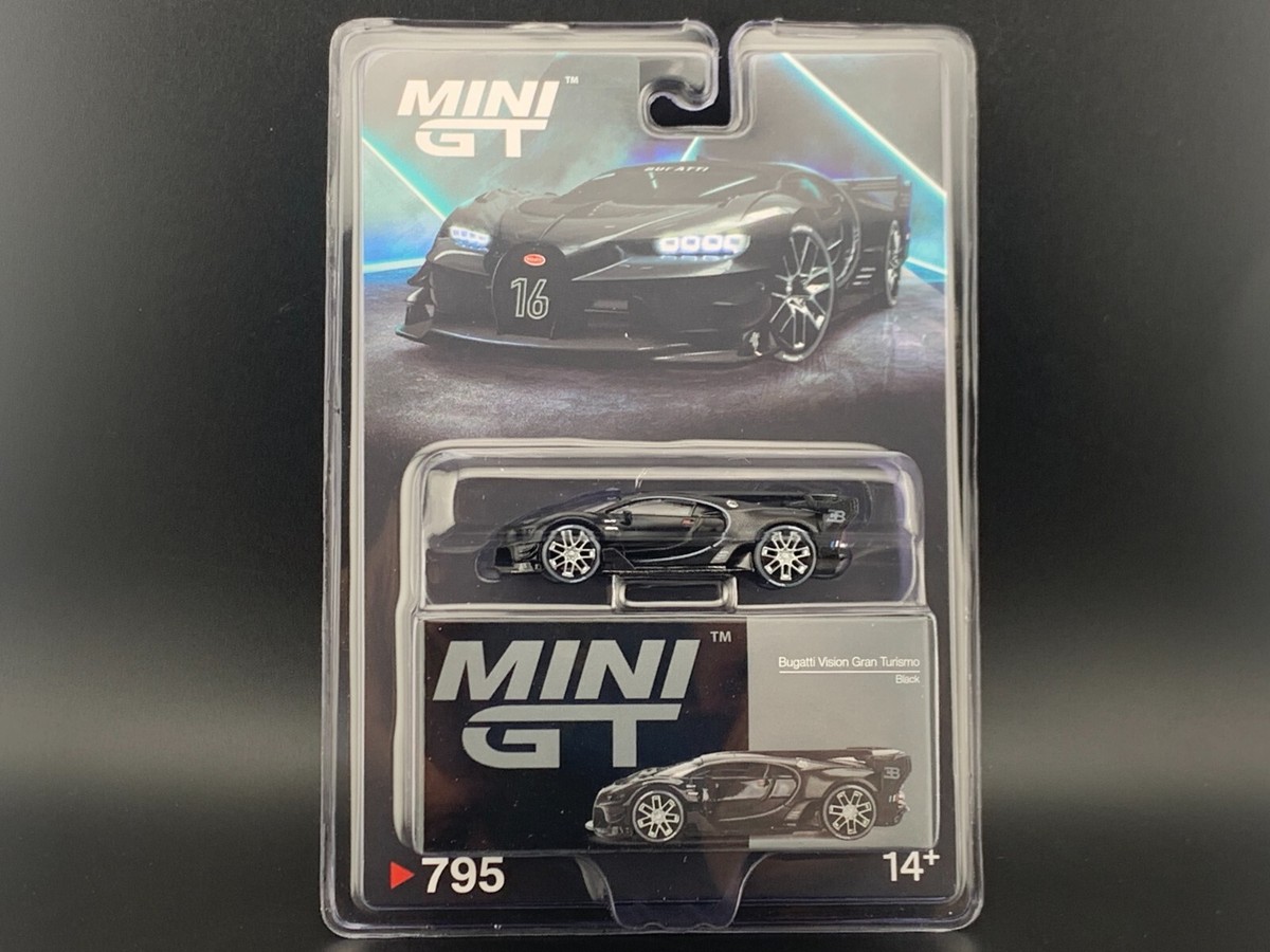 ミニカー Mini GT 795 Bugatti Vision Gran Turismo Mini GT Bugatti Vision Gran Turismo Black #795 1/64 | eBay