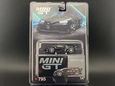 Mini GT Bugatti Vision Gran Turismo Black #795 1/64