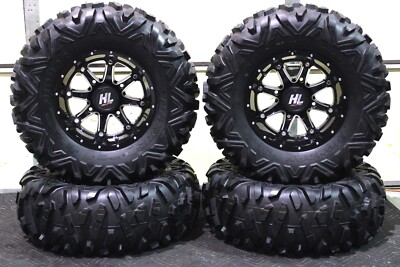 KAWASAKI MULE SX 30'' BIGHORN RADIAL ATV TIRE & 14'' HL4 WHEEL KIT KAW1CA