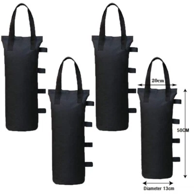 4 Pezzi Gazebo da Giardino Tenda Piedi Gambe Piedi Pesi Sacco Sabbia per Tendone Festa Set MU
