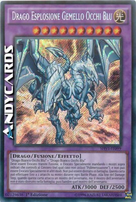BLAUÄUÄUGIGER ZWILLING EXPLOSIONSDRACHE   Secret   SHVI IT099   YUGIOH!   ANDYCARDS