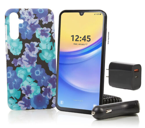 Samsung Galaxy A15 5G BUNDLE 1 year 24 GB data plan and talk/text