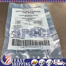 Allen Bradley. 1786-BNC ControlNet BNC Plug RG-6QS 5D-25 1786-BNC/B US Free Tax