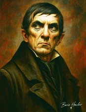 Boris Howler DARK SHADOWS BARNABUS 8.5X11 Art Print SIGNED