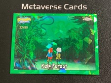 2025 Topps Chrome Sapphire SpongeBob #53 Kelp Forest Green Sapphire 22/99