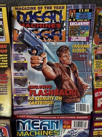 Mean Machines Sega Magazine Job Lot Of 7 Vintage Gaming Magazines and Supplement