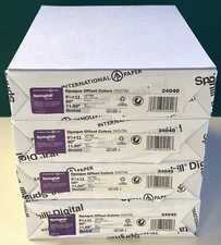 60# Orchid Springhill Opaque 8.5"x11" Printer Paper 500/ream for Flyers, etc