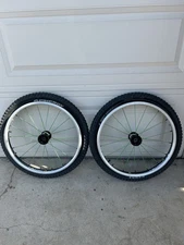 TiLite 22" Spinergy SPOX Wheelchair Wheels with Green laces * New Bearings*