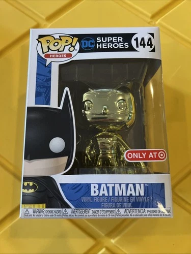 Funko Pop! Vinyl: DC Universe Batman (Chrome Gold) Target (Exclusive) #144