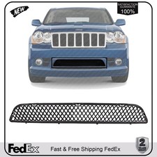 New Front Bumper Lower Grille Black Plastic For 2006-2010 Jeep Grand Cherokee