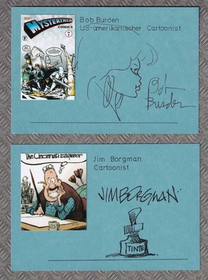 Cartoons / Karikatur  ... 10 Autogramme