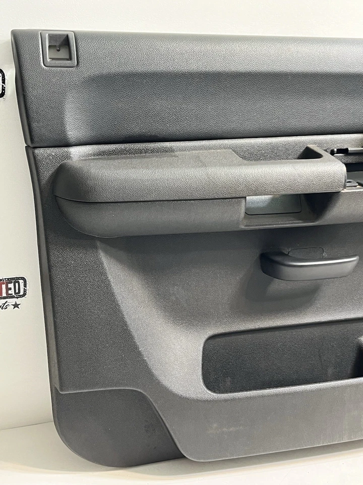 🔥2007 2008 2009 Chevrolet Silverado GMC Sierra Door Panel LEFT DRIVER BLACK OEM - Image 2 of 4