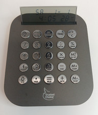 2001 Vintage See Through Calculator With World Time Alarm Clock - Trusted Choice