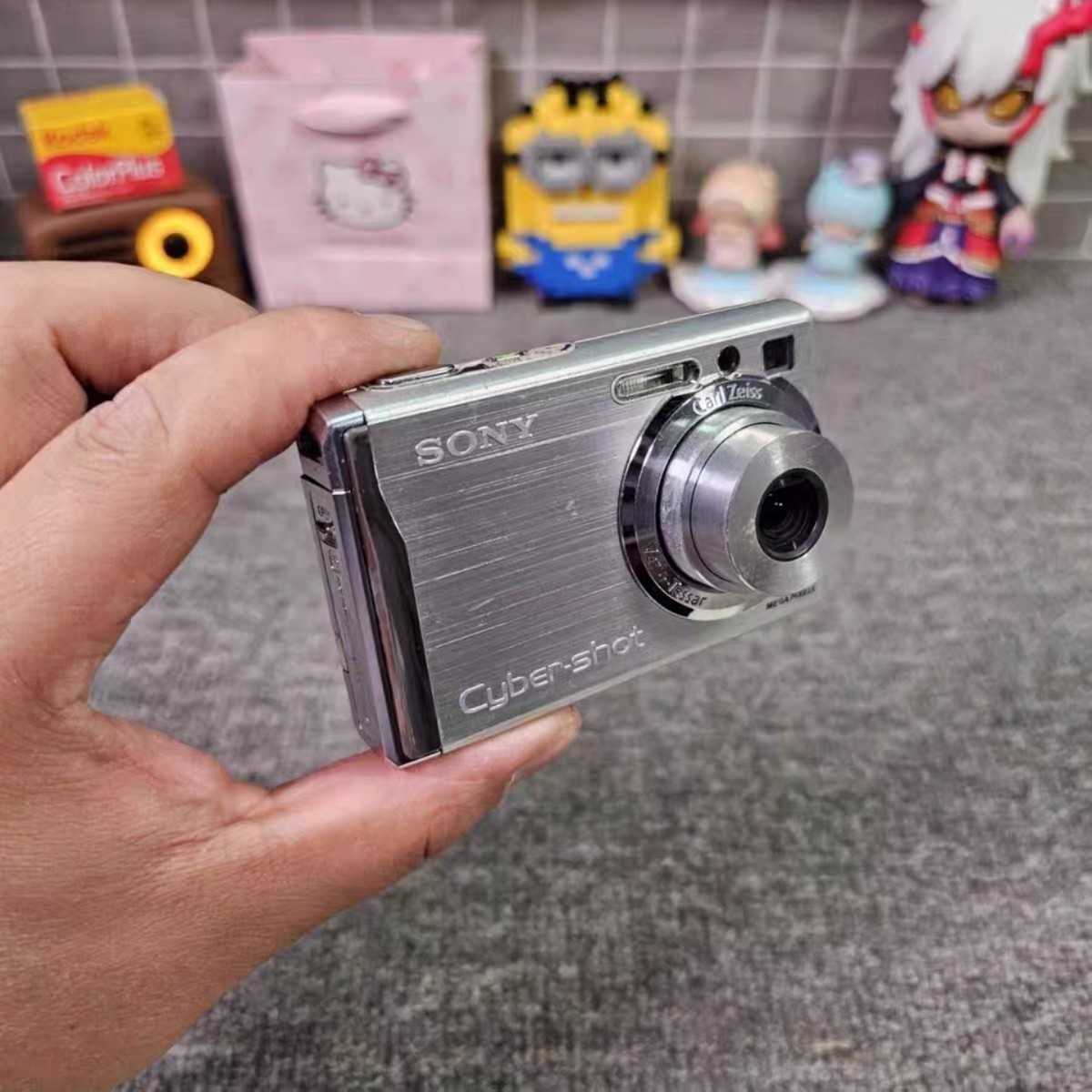 Sony Cyber-shot DSC-W80 7.2MP Digital Camera - Silver for sale