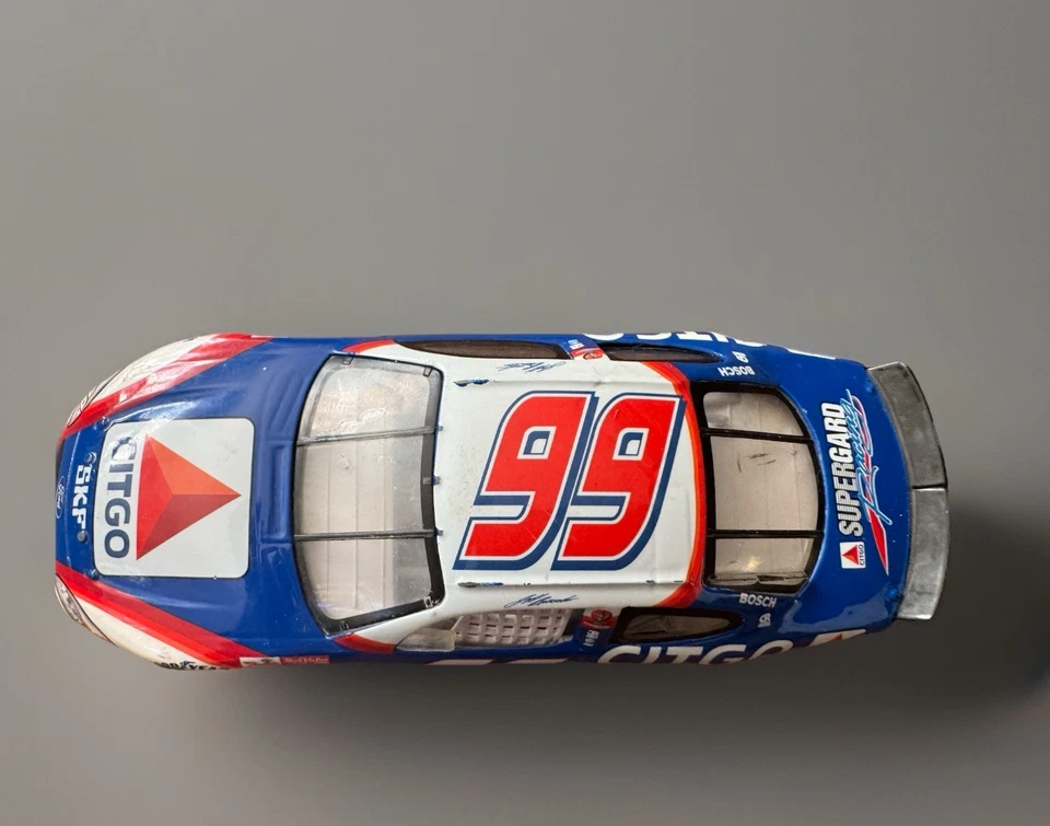 Hot Wheels Racing 1999 1/24 #99 Jeff Burton CITGO Ford Taurus NASCAR AZUL Foto 2 de 4