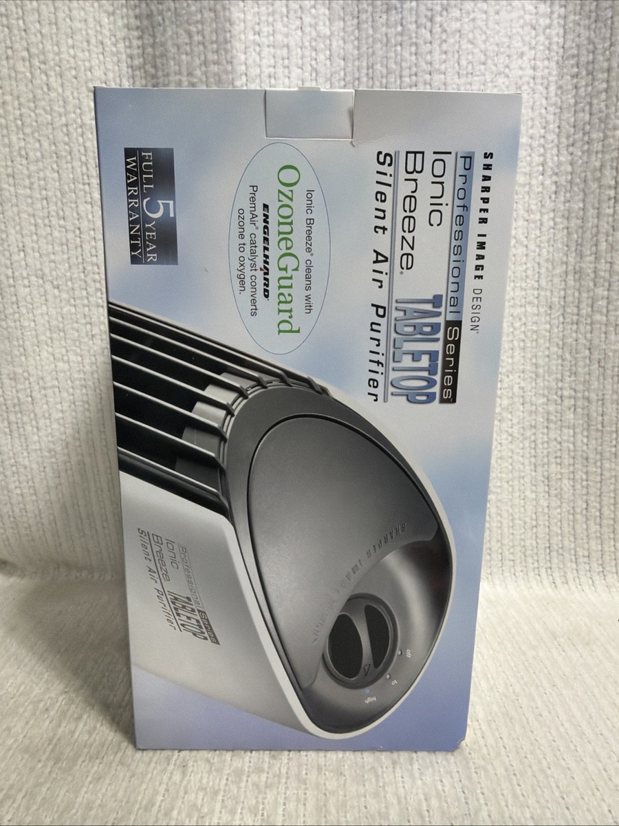 Sharper Image Tabletop Ionic Breeze SI719 Silent Air Purifier for