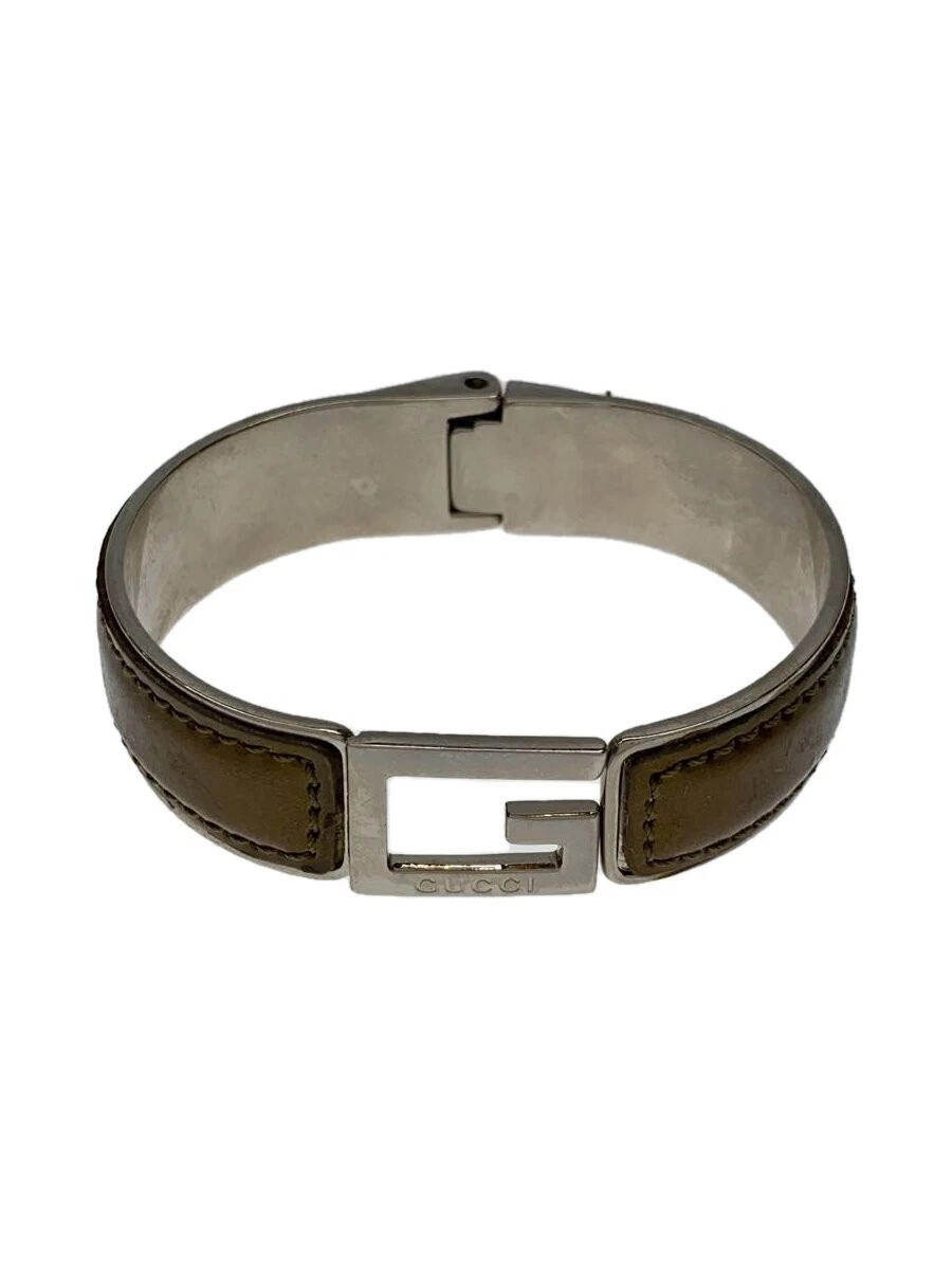 GUCCI Bracciale BRW Donna Logo G Accessori in Metallo hanno graffi