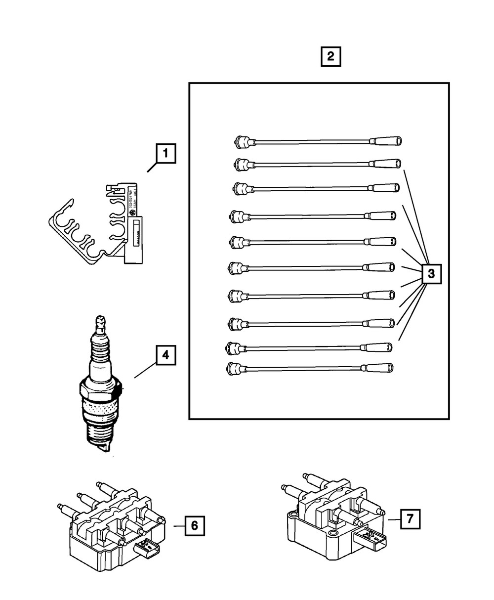 Genuine Mopar Spark Plug 68304020AA