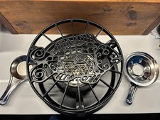 MacKenzie-Childs Fish Trivet Food Warming Cha...