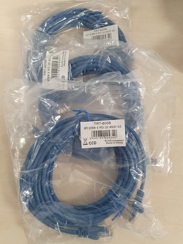 3x 5m Cat5e Patch Cables - 第 1/2 張圖片