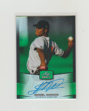 2012 leaf draft metal daniel corcino autograph green Rare!