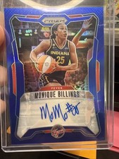 2026 Panini Prizm WNBA Monique Billings Blue Auto Autograph /75 #SIG-MB Fever